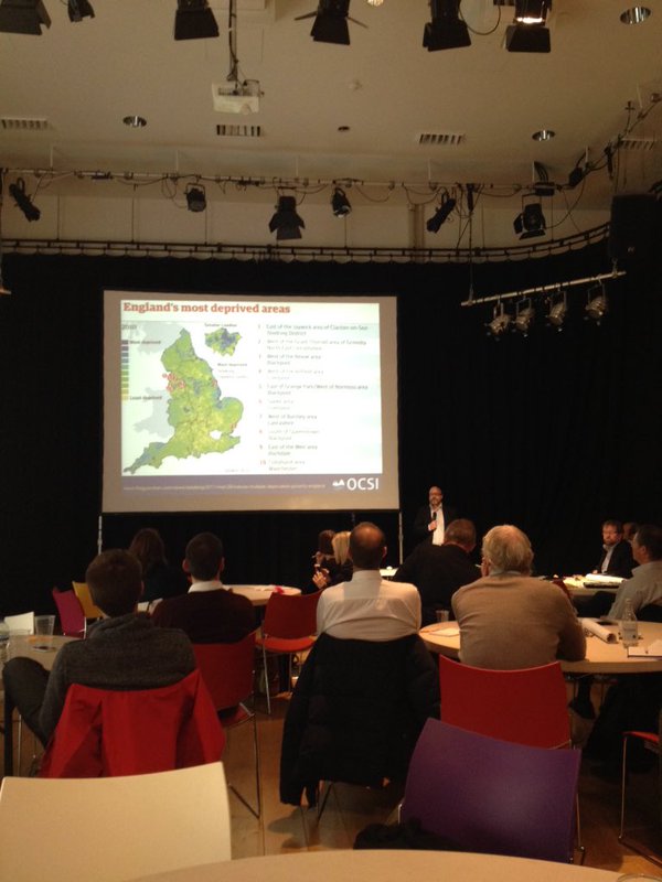 Tom from @ocsi_uk discussing Indices of Deprivation and how to focus resources on specific areas of need #odpolicy https://t.co/CvM3WxeNu1